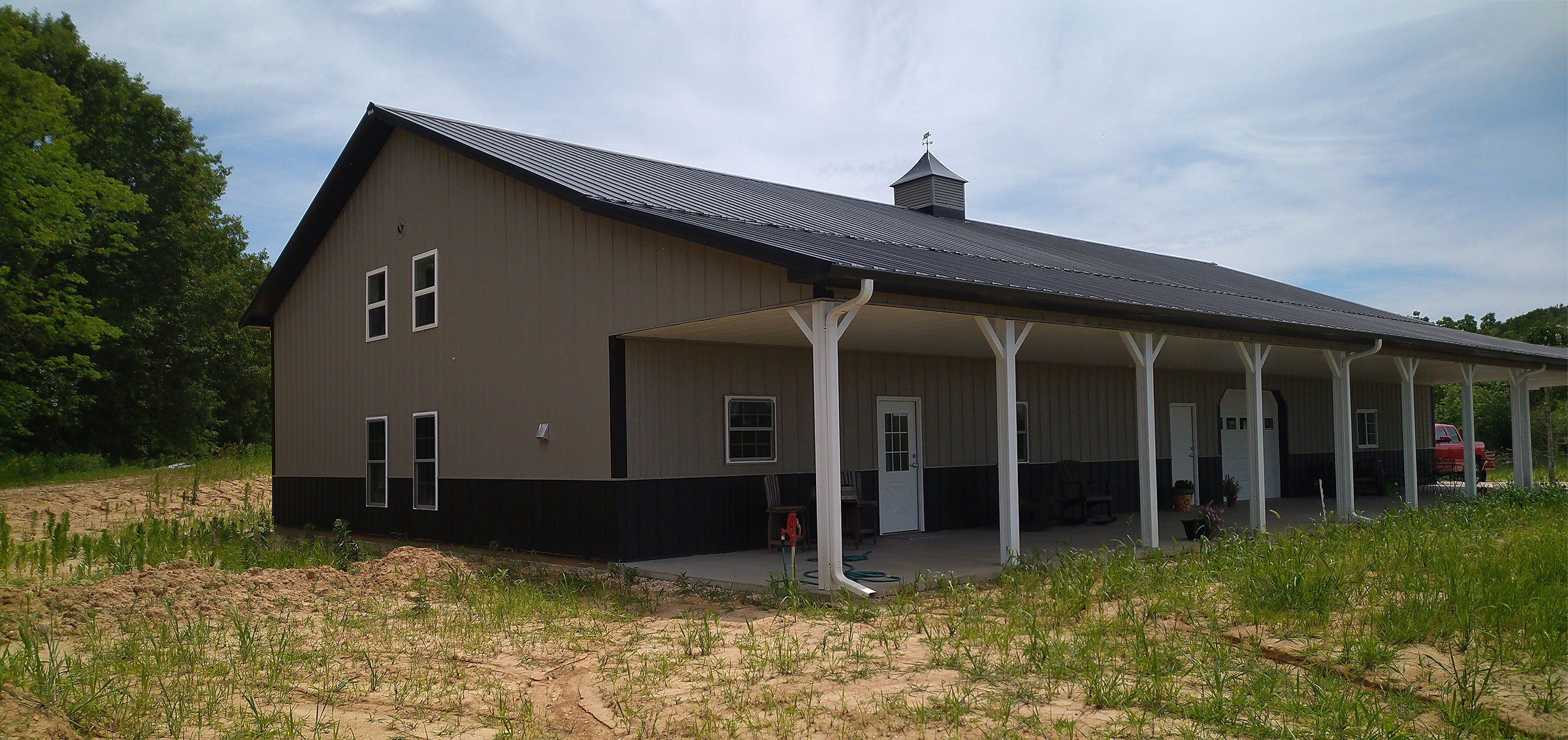 Post frame Cabin